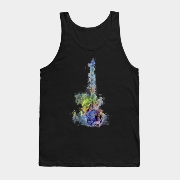 blue guitar Guitar Tank Top by JBJart